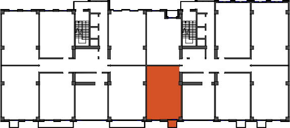 location of the building in the complex