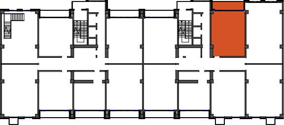 location of the building in the complex