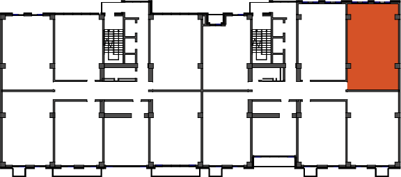 location of the building in the complex