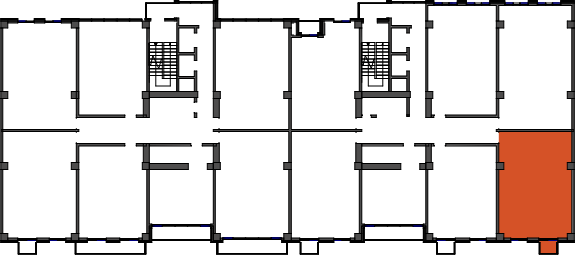location of the building in the complex