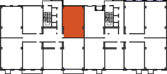 location of the building in the complex