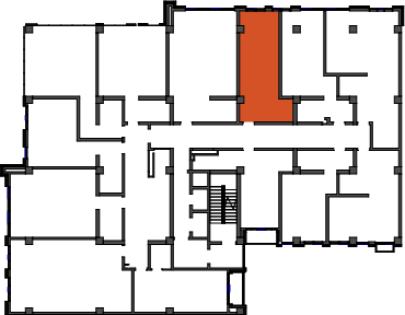 location of the building in the complex