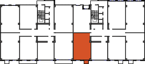 location of the building in the complex