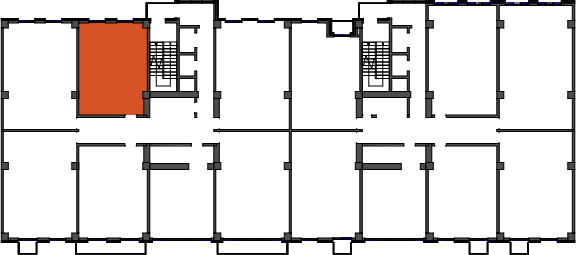 location of the building in the complex