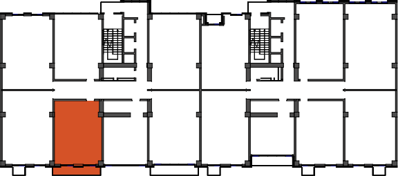 location of the building in the complex