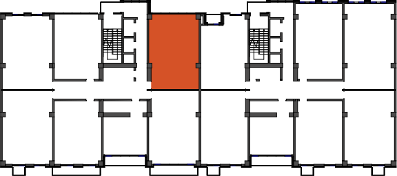location of the building in the complex