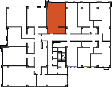 location of the building in the complex