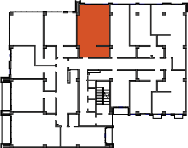 location of the building in the complex