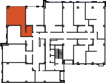 location of the building in the complex