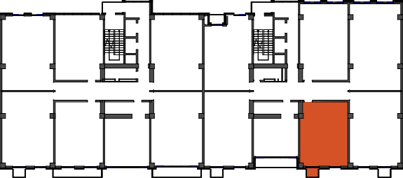 location of the building in the complex