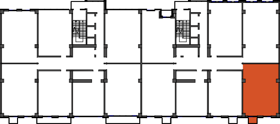 location of the building in the complex