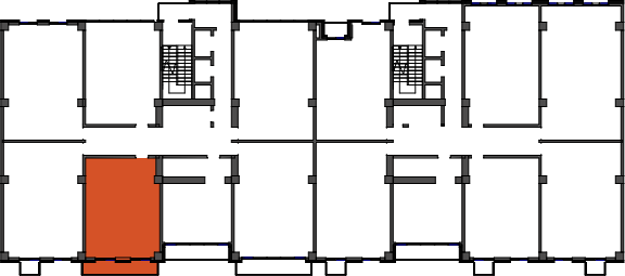 location of the building in the complex