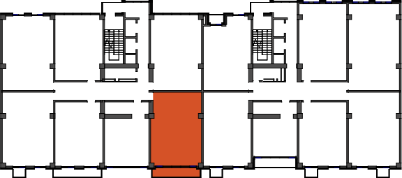 location of the building in the complex