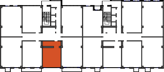location of the building in the complex