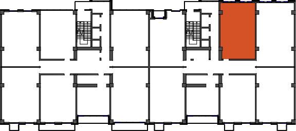 location of the building in the complex