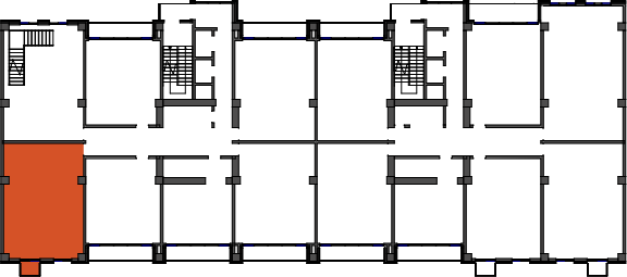 location of the building in the complex