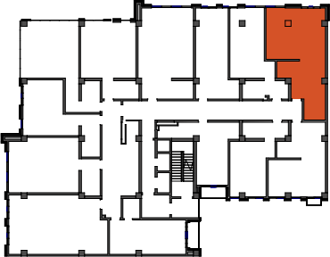 location of the building in the complex