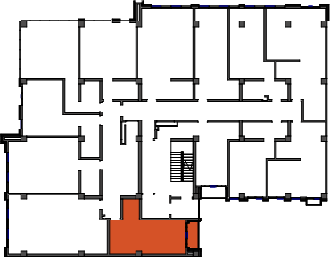 location of the building in the complex
