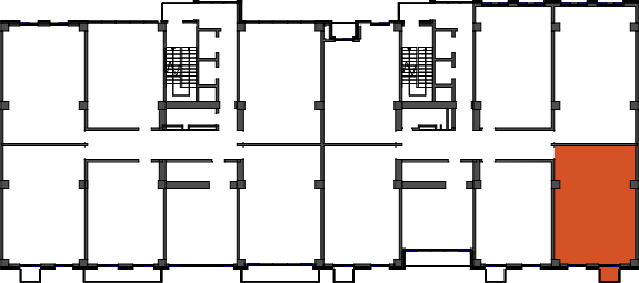 location of the building in the complex
