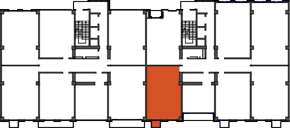 location of the building in the complex
