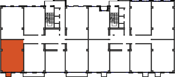 location of the building in the complex
