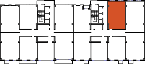 location of the building in the complex