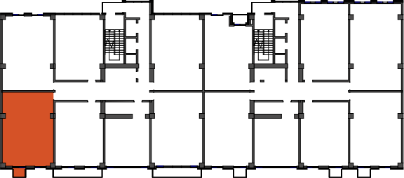 location of the building in the complex