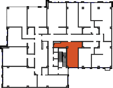 location of the building in the complex