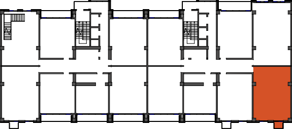 location of the building in the complex