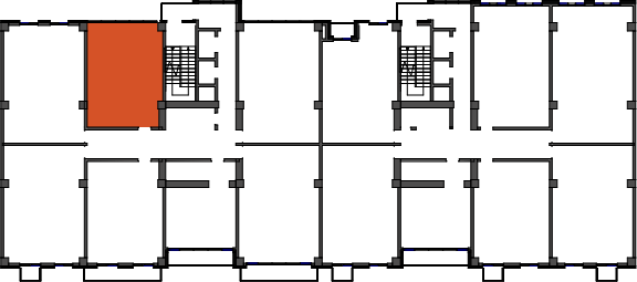 location of the building in the complex