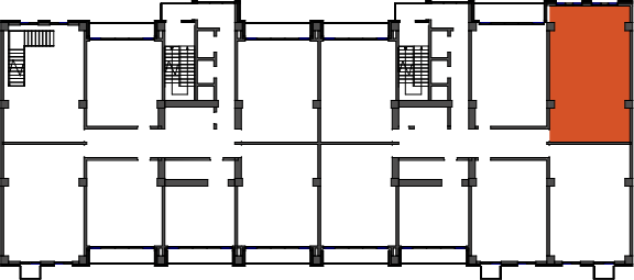 location of the building in the complex