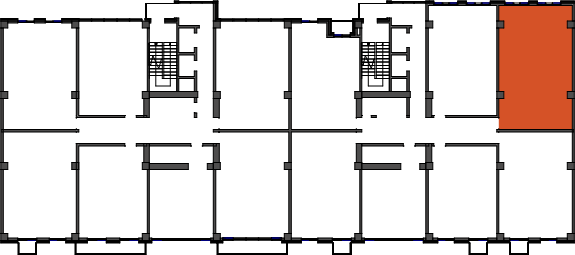 location of the building in the complex