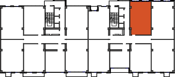 location of the building in the complex