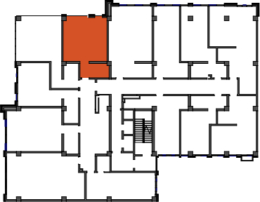 location of the building in the complex