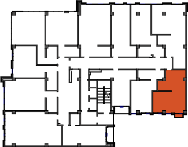location of the building in the complex