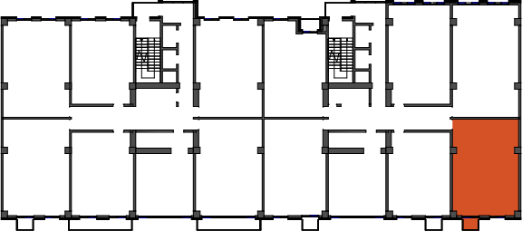 location of the building in the complex