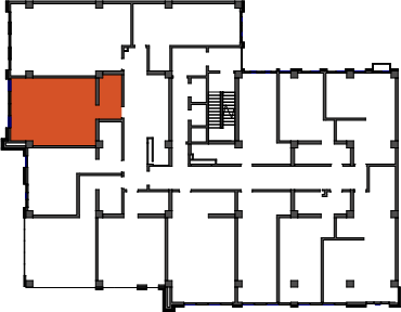 location of the building in the complex