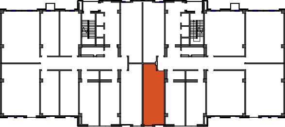 location of the building in the complex