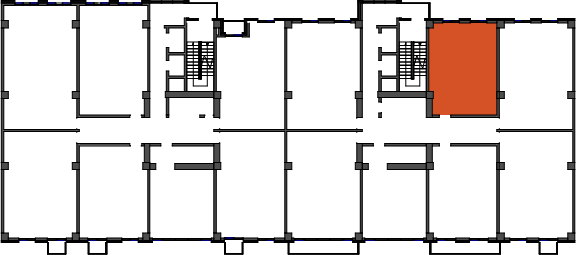 location of the building in the complex