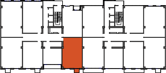 location of the building in the complex