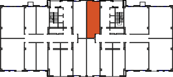 location of the building in the complex