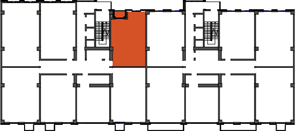 location of the building in the complex