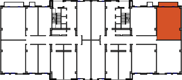 location of the building in the complex