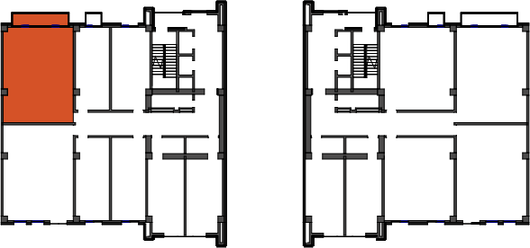 location of the building in the complex