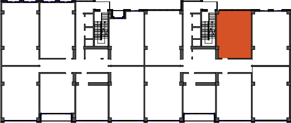 location of the building in the complex