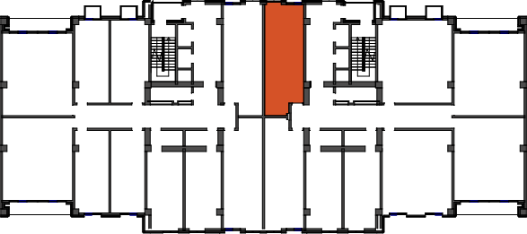 location of the building in the complex