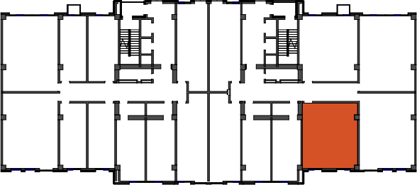 location of the building in the complex