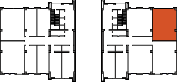 location of the building in the complex