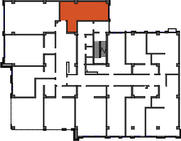 location of the building in the complex