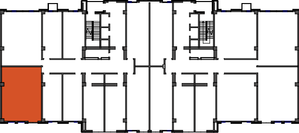 location of the building in the complex